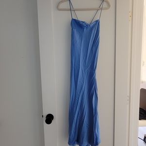 Djerf Avenue Dream midi Dress in Sky Blue